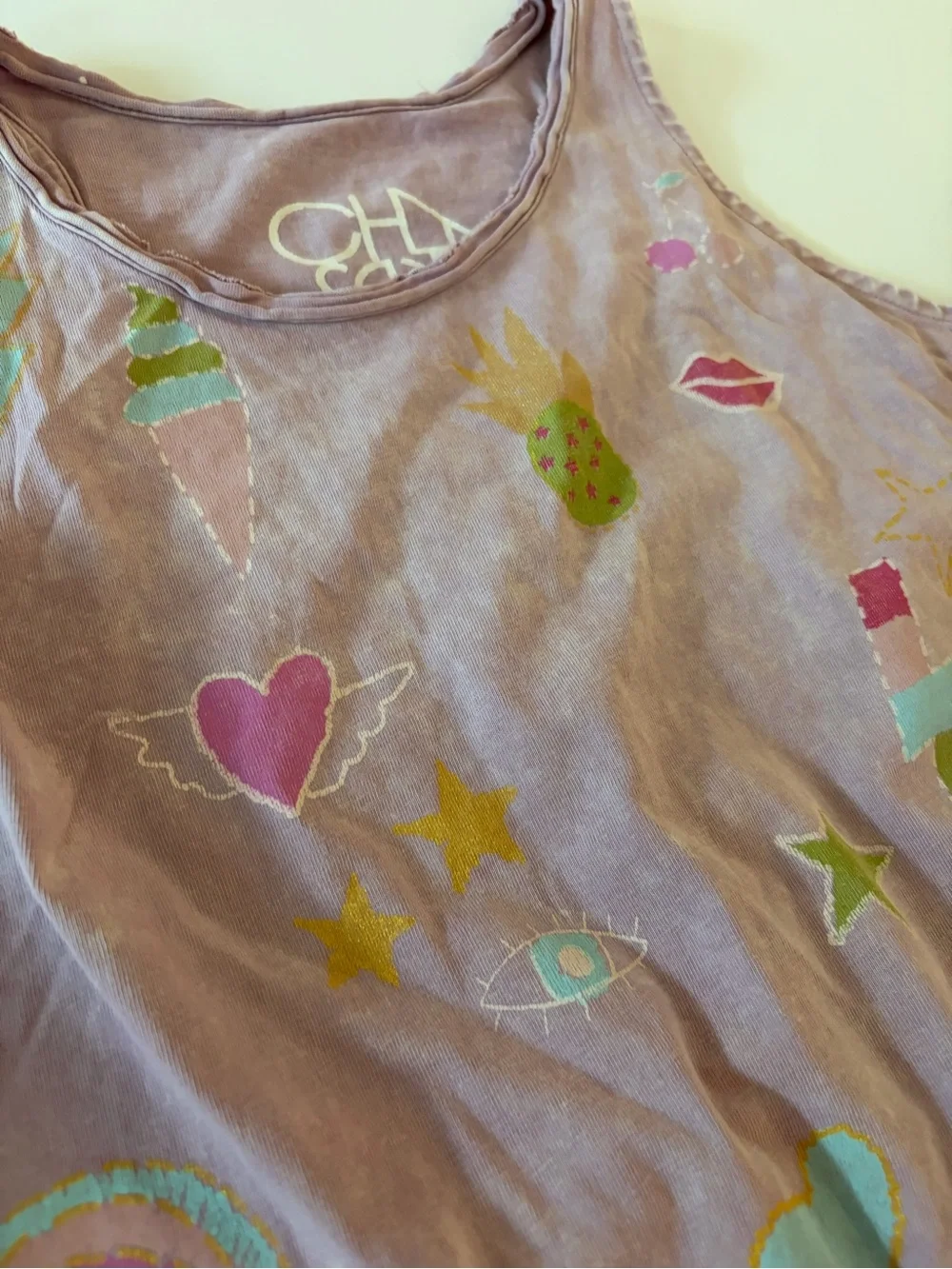 CHASER BEST DAY SUMMER FAVE TANK DRESS Girls Size 12 Cotton Summer Fall Fun
